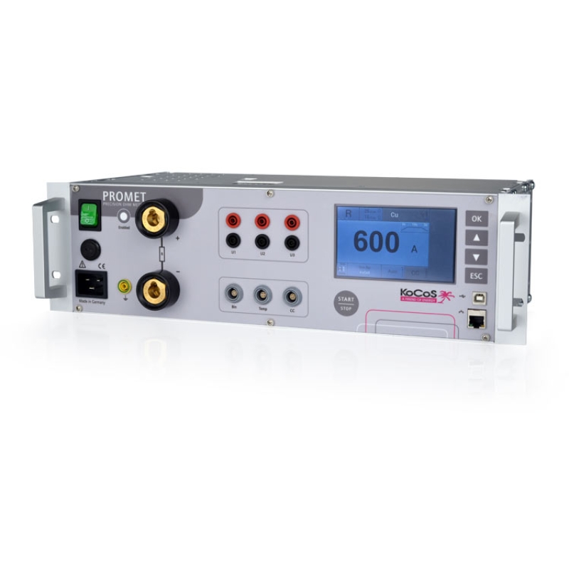 Microohmmeter có độ chính xác cao lên đến 600 A cho tải điện trở